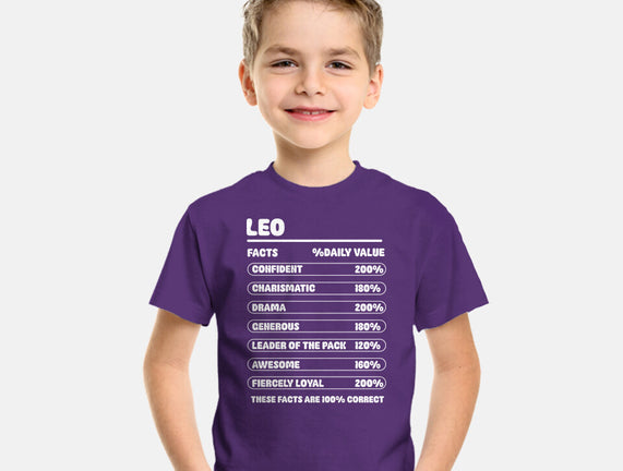Leo Facts Chart