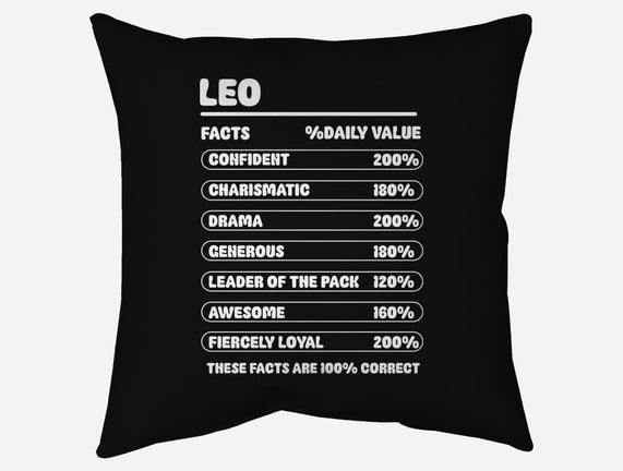 Leo Facts Chart