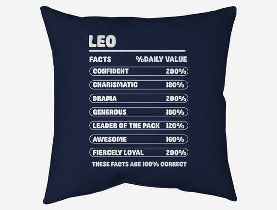 Leo Facts Chart