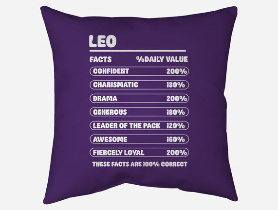 Leo Facts Chart