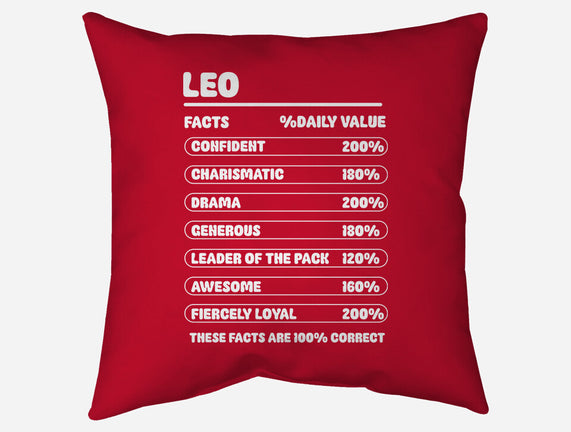 Leo Facts Chart