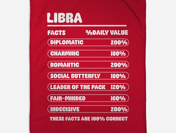 Libra Facts Chart