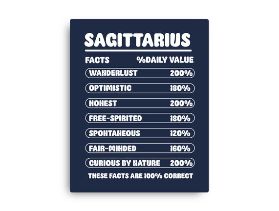Sagittarius Facts Chart