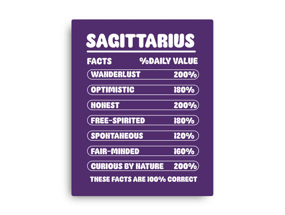 Sagittarius Facts Chart