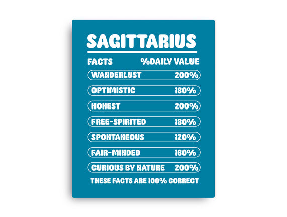 Sagittarius Facts Chart