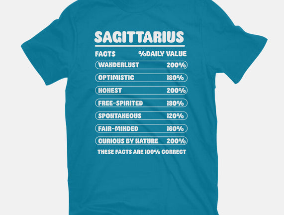 Sagittarius Facts Chart