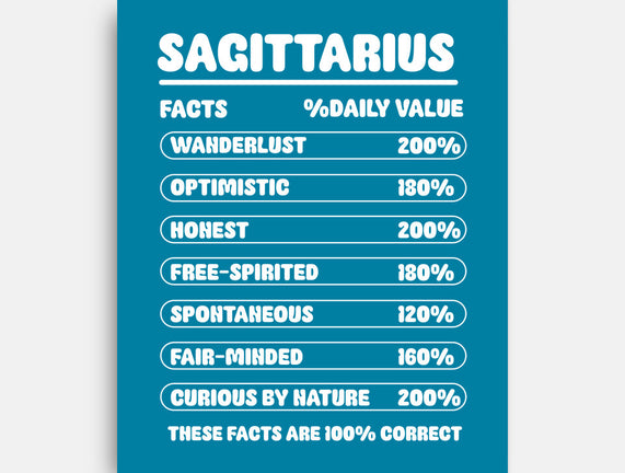 Sagittarius Facts Chart