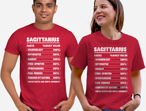 Sagittarius Facts Chart