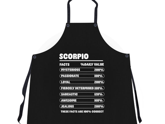 Scorpio Facts Chart