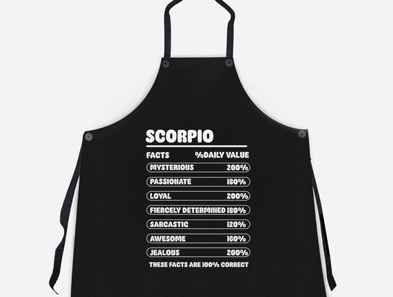 Scorpio Facts Chart