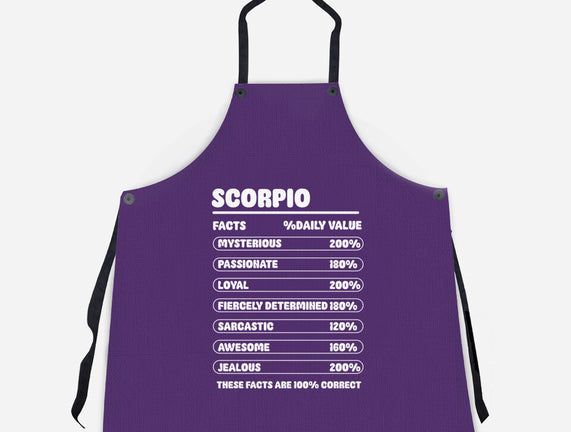 Scorpio Facts Chart
