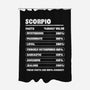 Scorpio Facts Chart-None-Polyester-Shower Curtain-MaxoArt