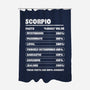 Scorpio Facts Chart-None-Polyester-Shower Curtain-MaxoArt
