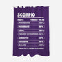 Scorpio Facts Chart-None-Polyester-Shower Curtain-MaxoArt