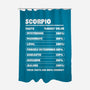 Scorpio Facts Chart-None-Polyester-Shower Curtain-MaxoArt