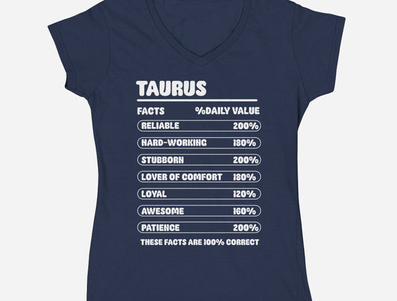 Taurus Facts Chart