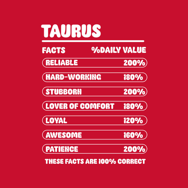 Taurus Facts Chart-Mens-Basic-Tee-MaxoArt