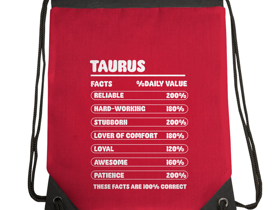 Taurus Facts Chart