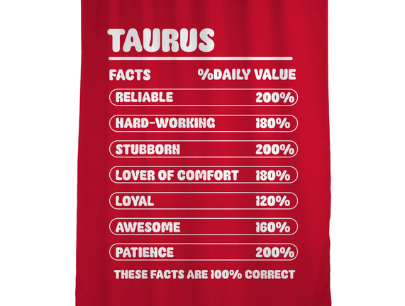 Taurus Facts Chart