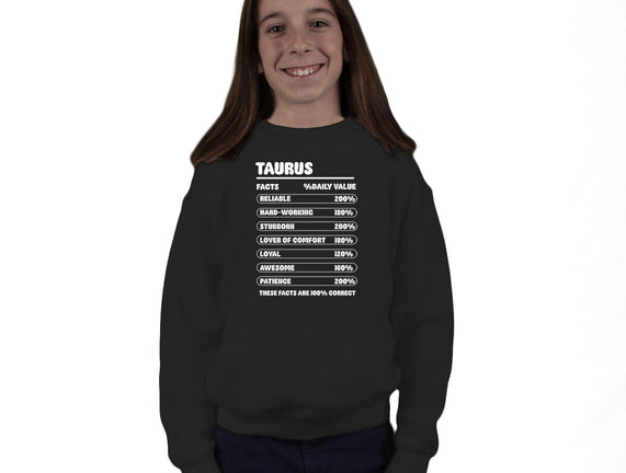 Taurus Facts Chart