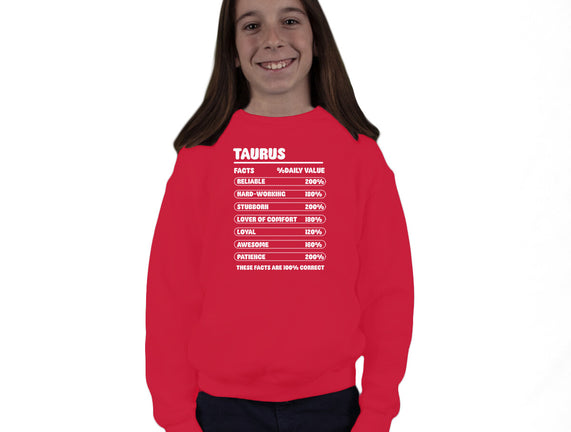 Taurus Facts Chart