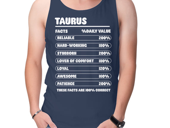 Taurus Facts Chart