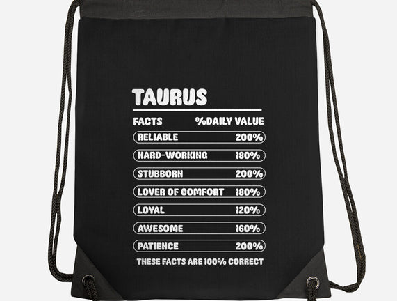 Taurus Facts Chart