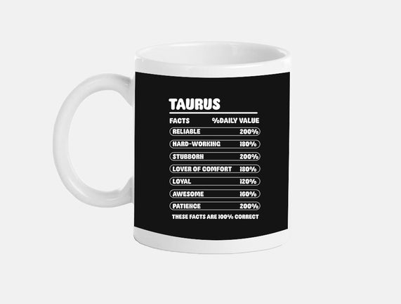 Taurus Facts Chart