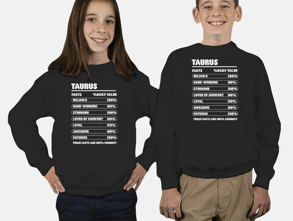 Taurus Facts Chart