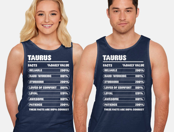 Taurus Facts Chart