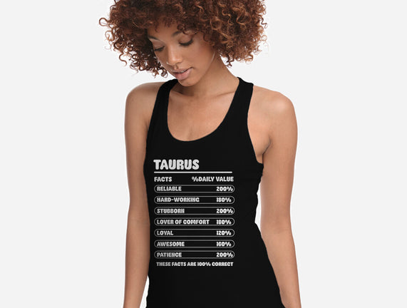 Taurus Facts Chart