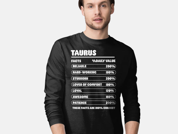 Taurus Facts Chart