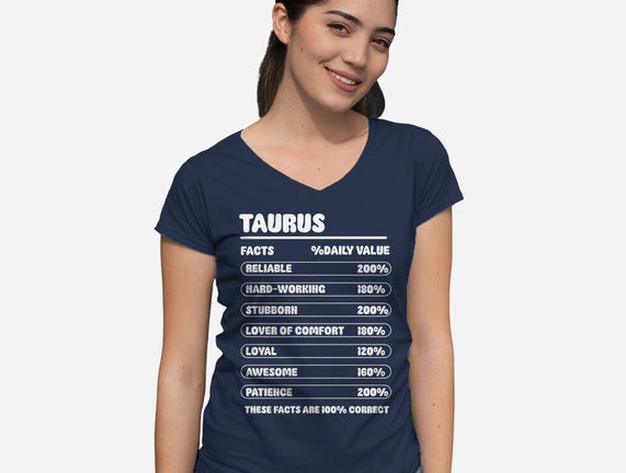 Taurus Facts Chart