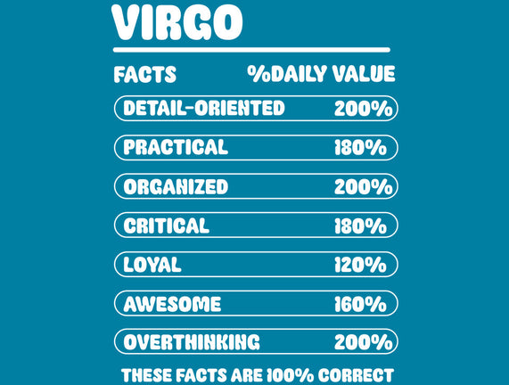 Virgo Facts Chart