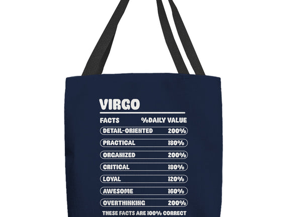 Virgo Facts Chart