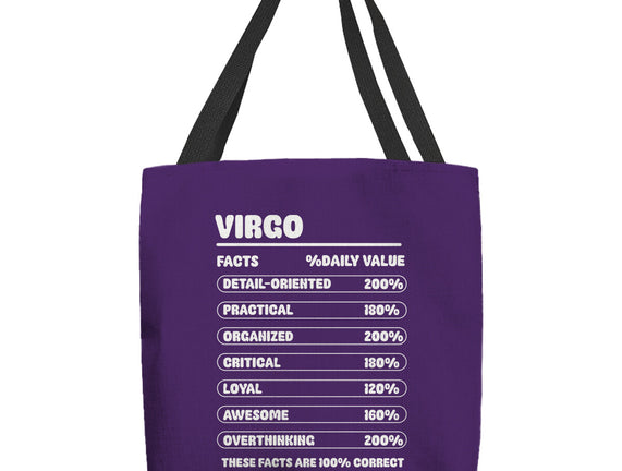 Virgo Facts Chart