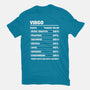 Virgo Facts Chart-Mens-Basic-Tee-MaxoArt