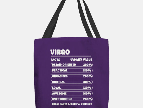 Virgo Facts Chart