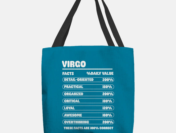 Virgo Facts Chart