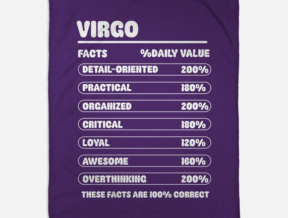 Virgo Facts Chart