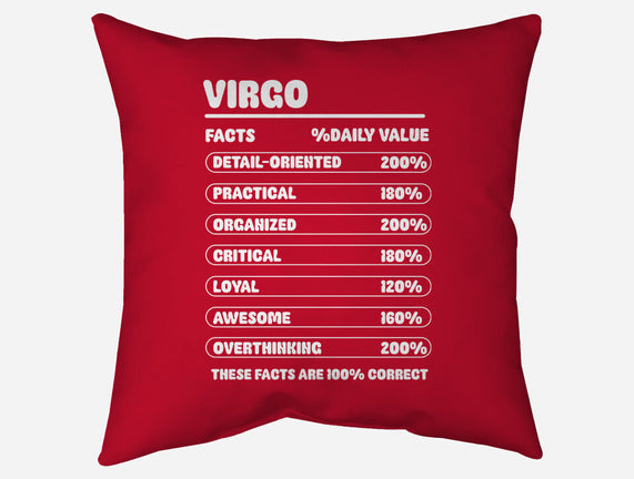 Virgo Facts Chart