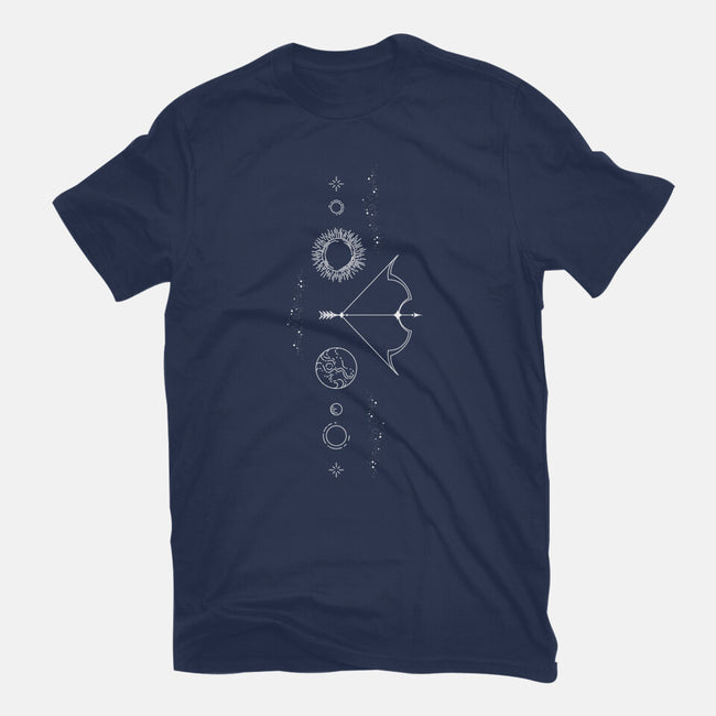 Sagittarius Doodle-Unisex-Basic-Tee-MaxoArt