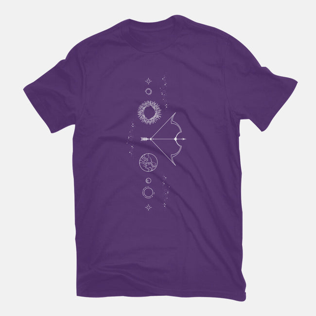 Sagittarius Doodle-Youth-Basic-Tee-MaxoArt