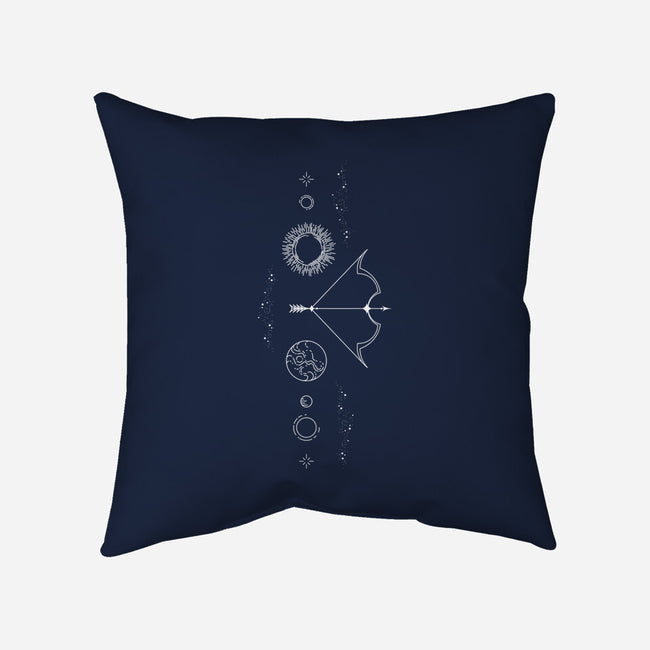Sagittarius Doodle-None-Removable Cover w Insert-Throw Pillow-MaxoArt