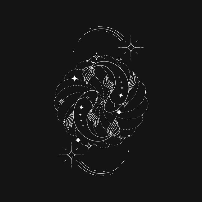 Pisces Doodle-Unisex-Basic-Tee-MaxoArt