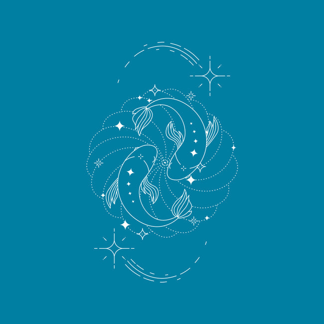 Pisces Doodle-None-Stretched-Canvas-MaxoArt