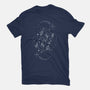 Pisces Doodle-Unisex-Basic-Tee-MaxoArt