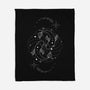 Pisces Doodle-None-Fleece-Blanket-MaxoArt