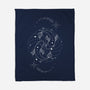 Pisces Doodle-None-Fleece-Blanket-MaxoArt