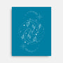 Pisces Doodle-None-Stretched-Canvas-MaxoArt